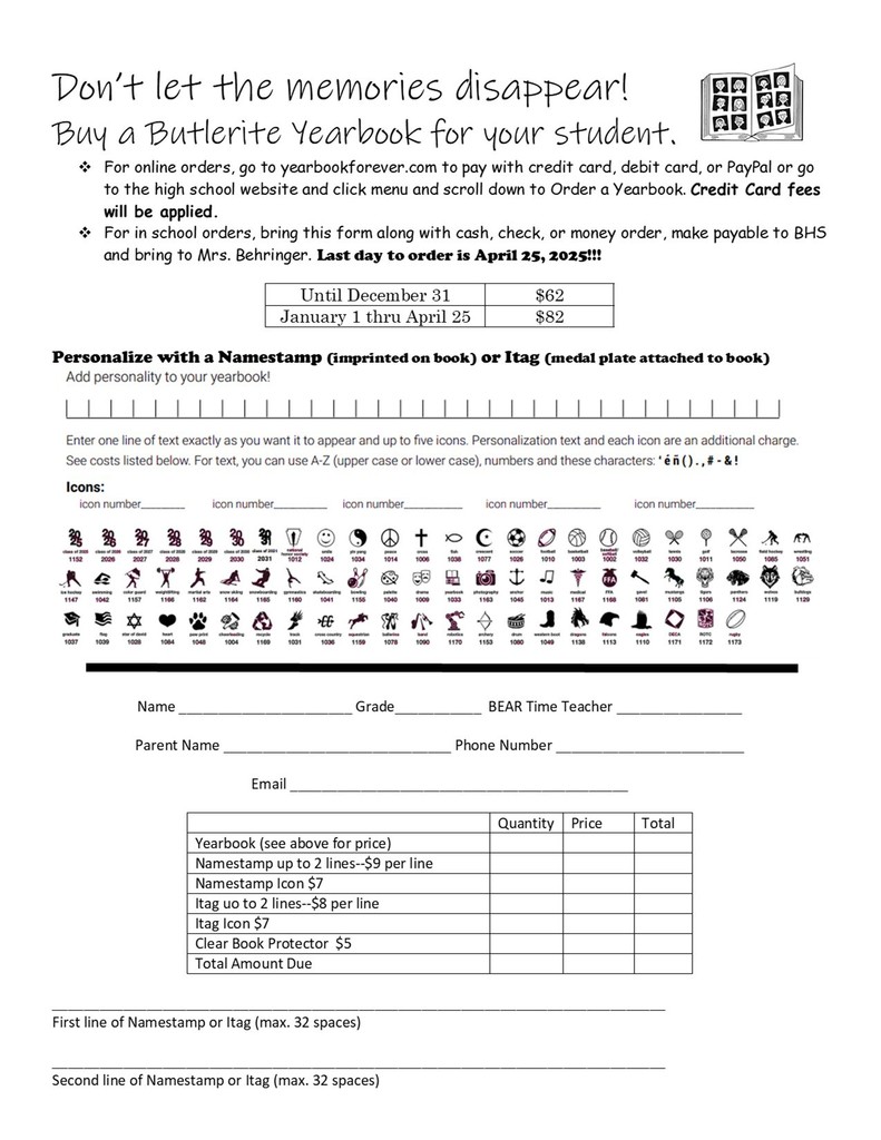 order form