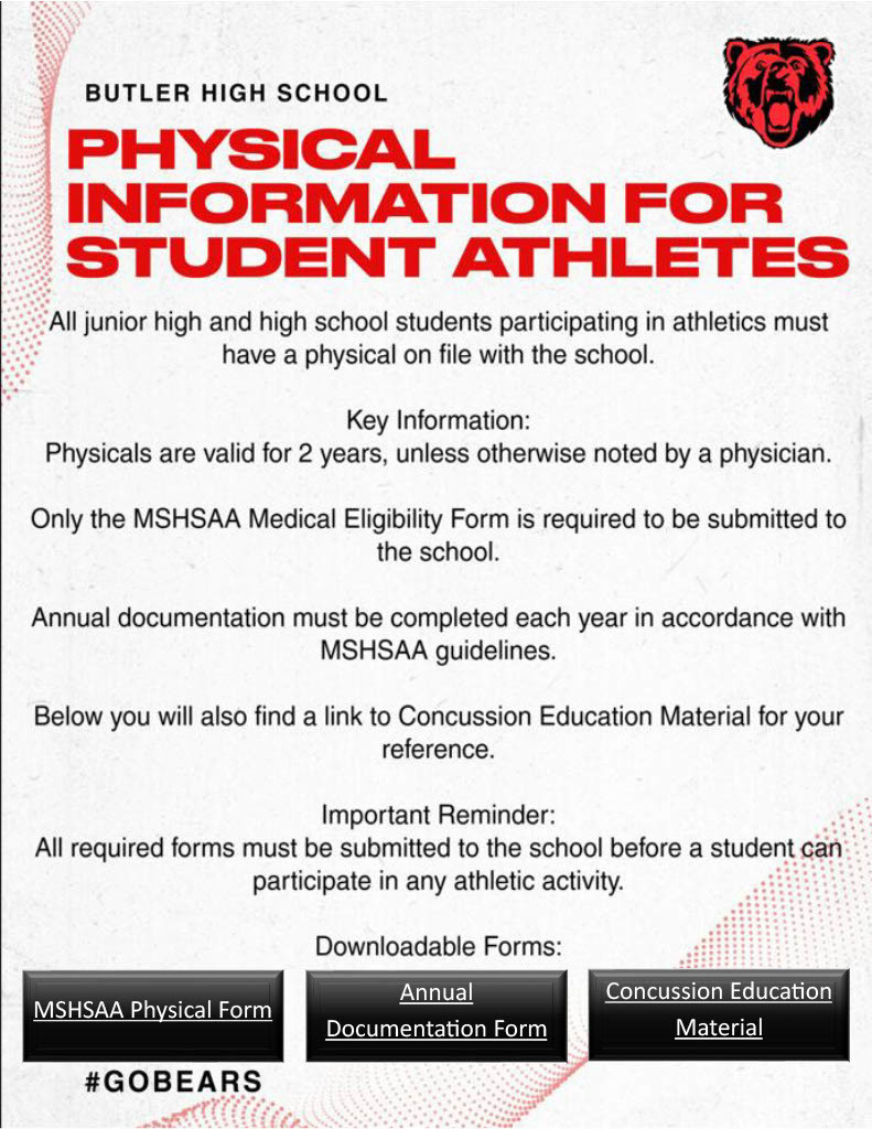 Physical Information (Links for Forms Below)