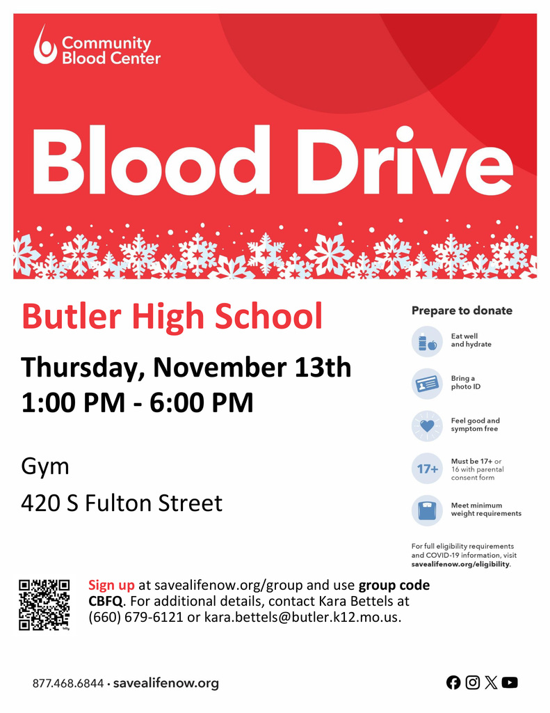 Butler High School November 13