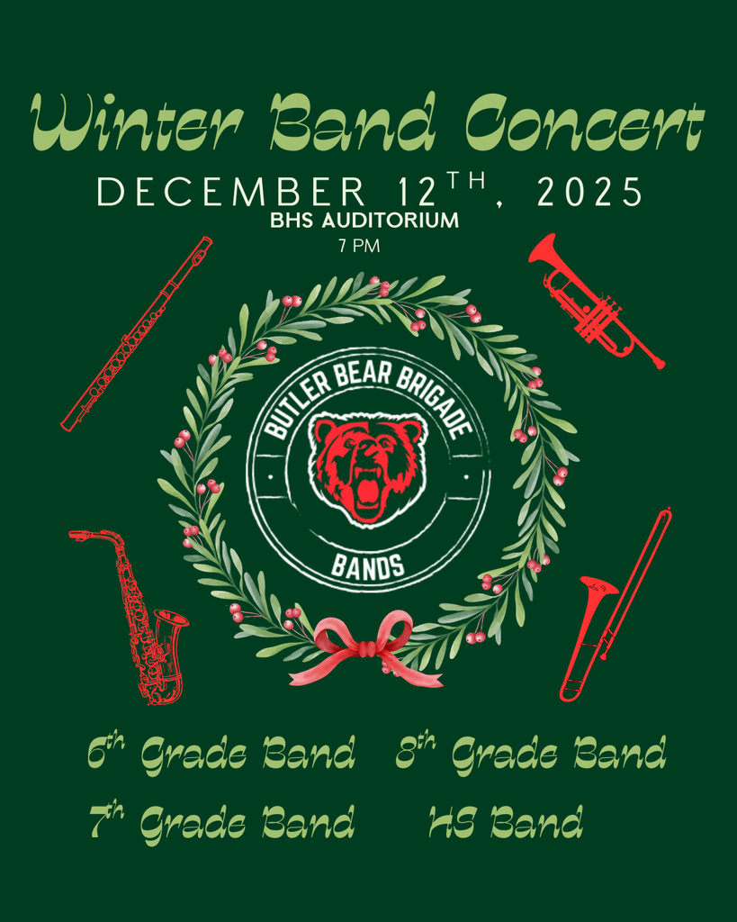 bhs Winter band concert 2025