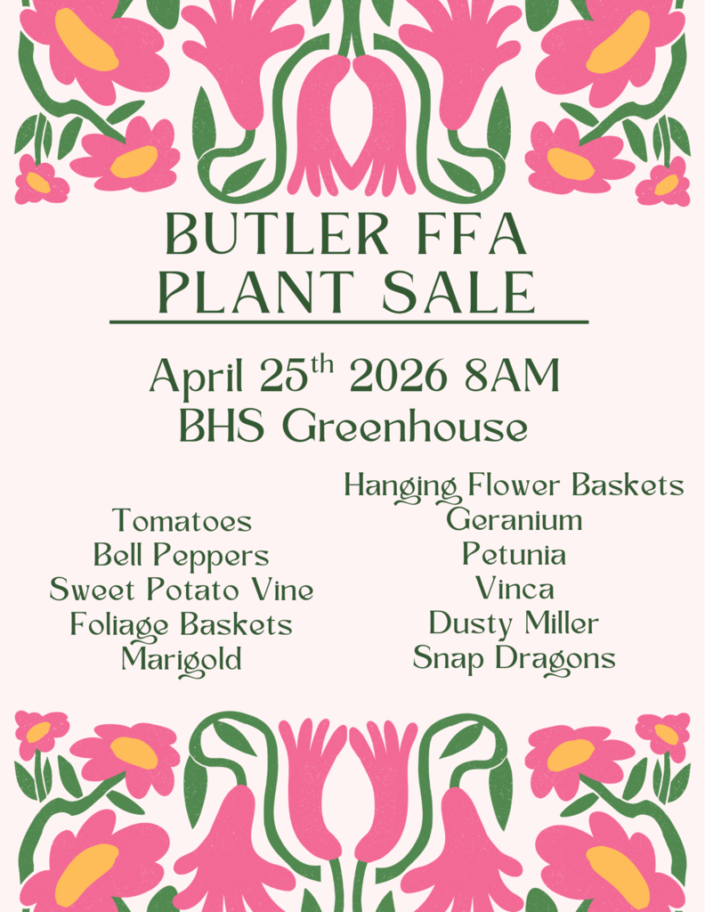 FFA Plant Sale Flyer