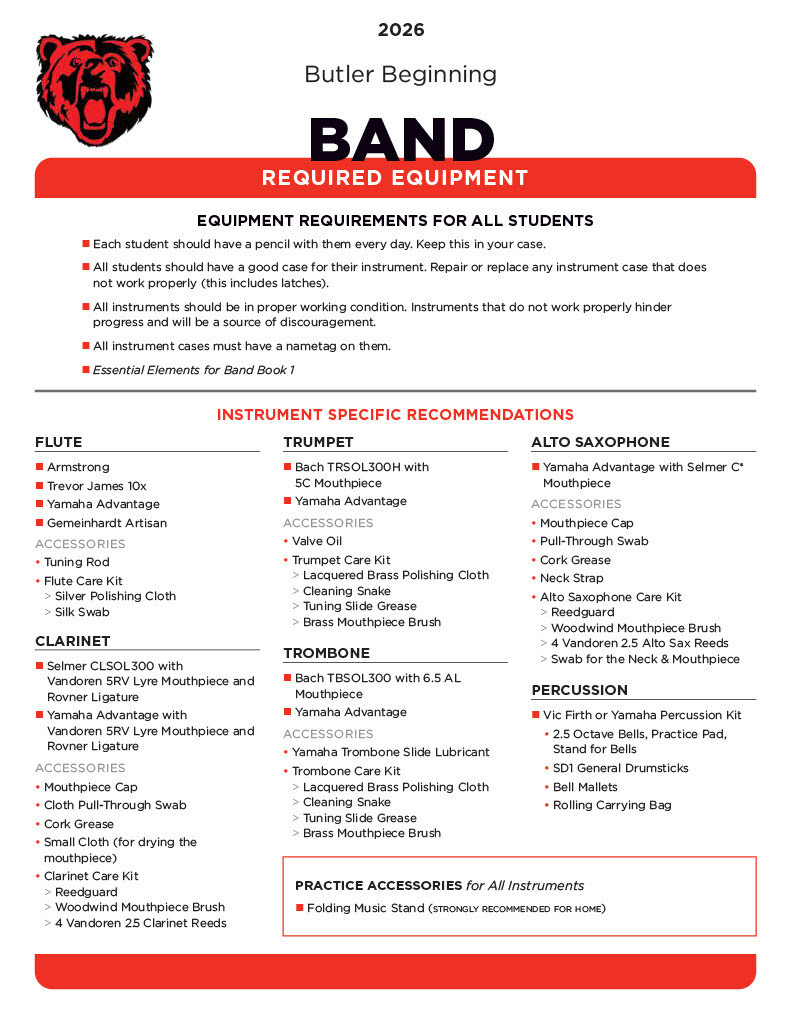Instrument Rental Night