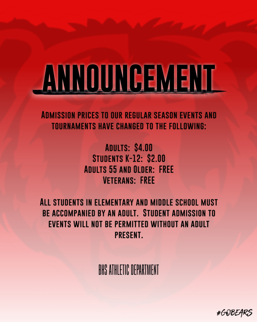 Admission Prices