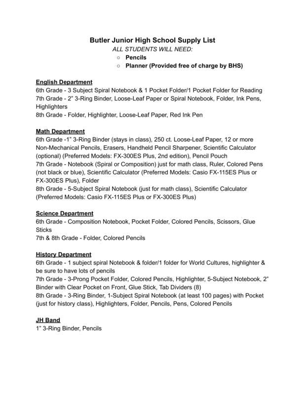 Junior High - Page 1