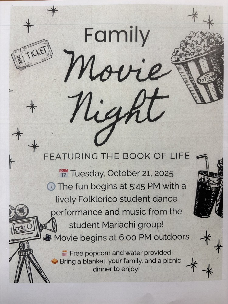 Movie Night Flyer English