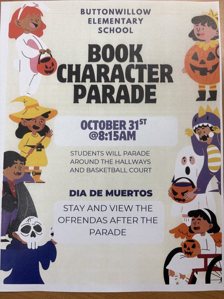 Character Parads Flyer English