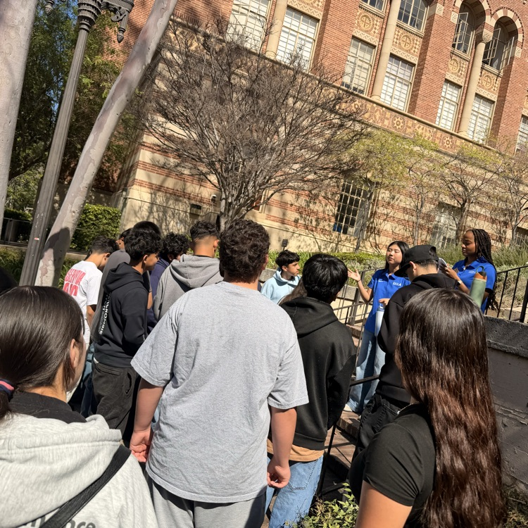 students with guides
