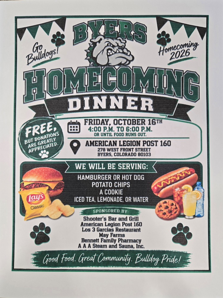 Byers Homecoming Dinner
