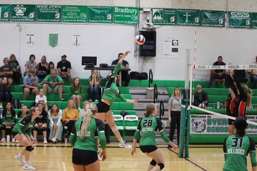 Volleyball spikes it down