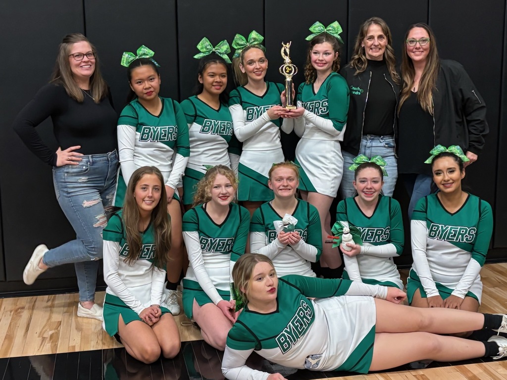 Cheer Team takes 2nd.