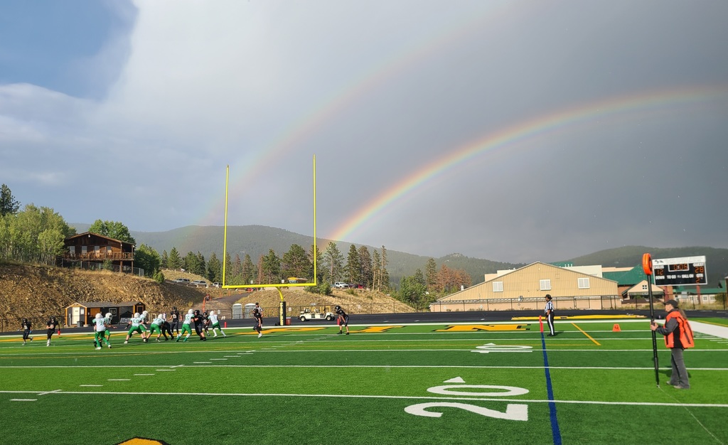 football rainbow