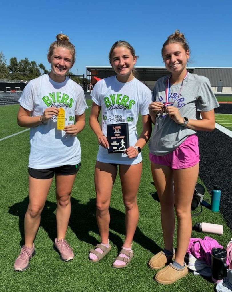 Girls with their Trophies