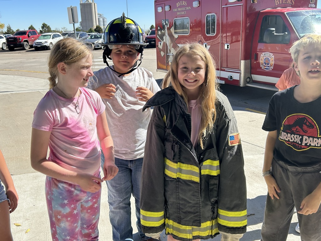 students at fire safety