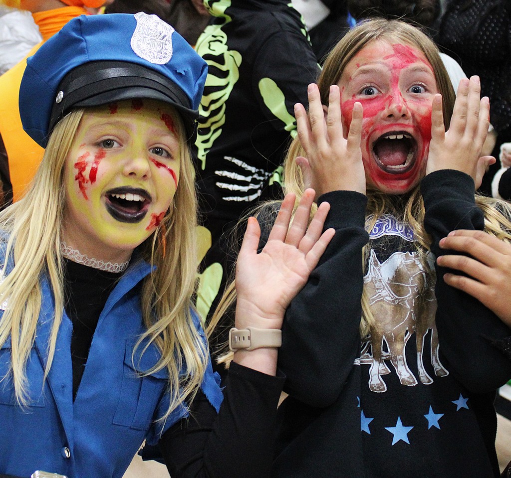 Halloween students dressed up 