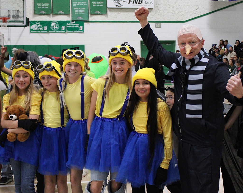 Halloween students dressed up 