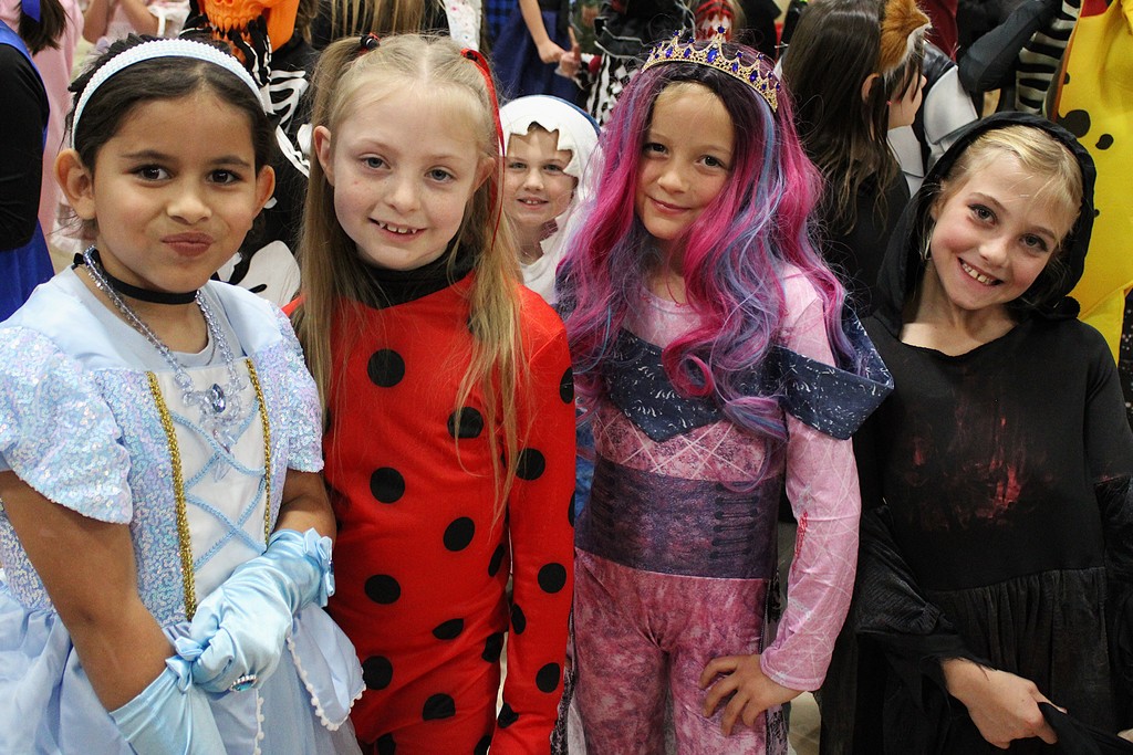 Halloween students dressed up 