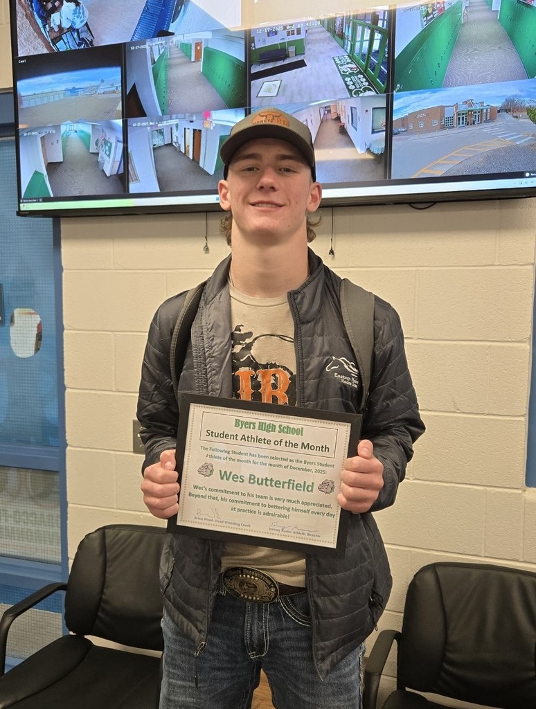 Wesley Butterfield- Student Athete of the Month