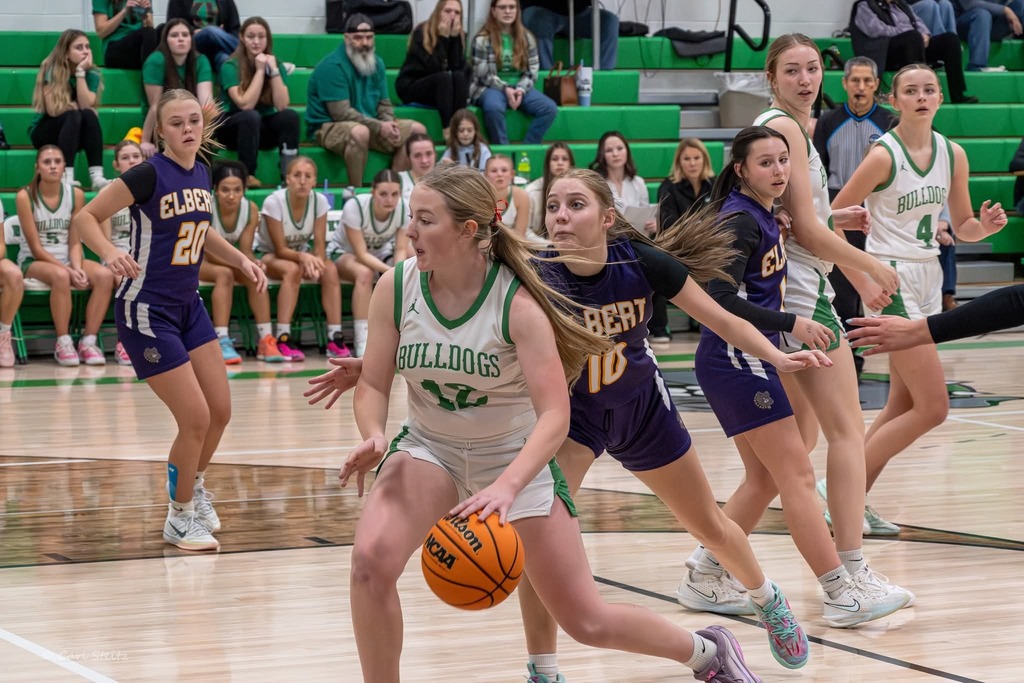 Kaci going to the hoop