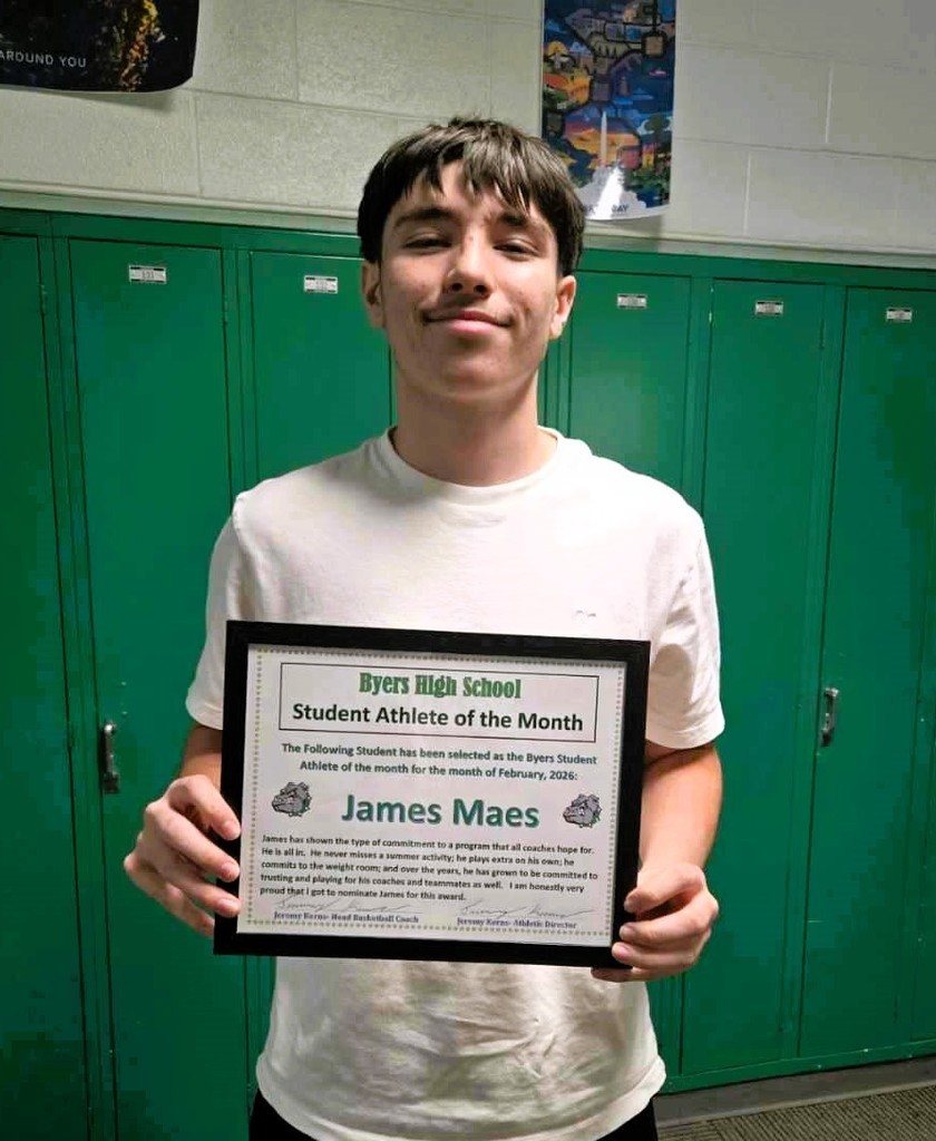 James M Athlete of the Month