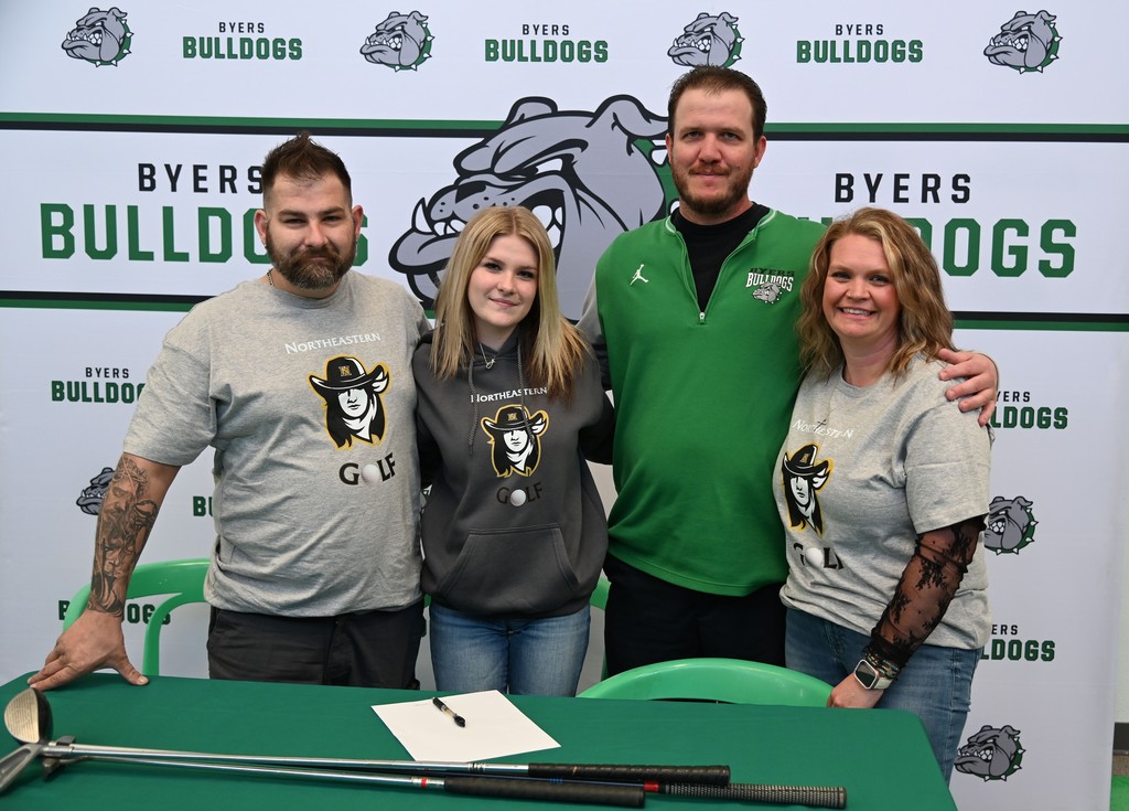 Kierra with Coach Byrns