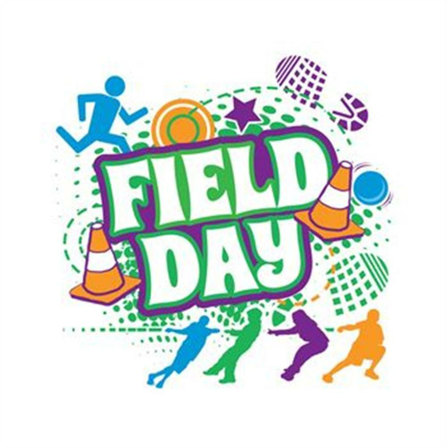 colorful letters saying field day