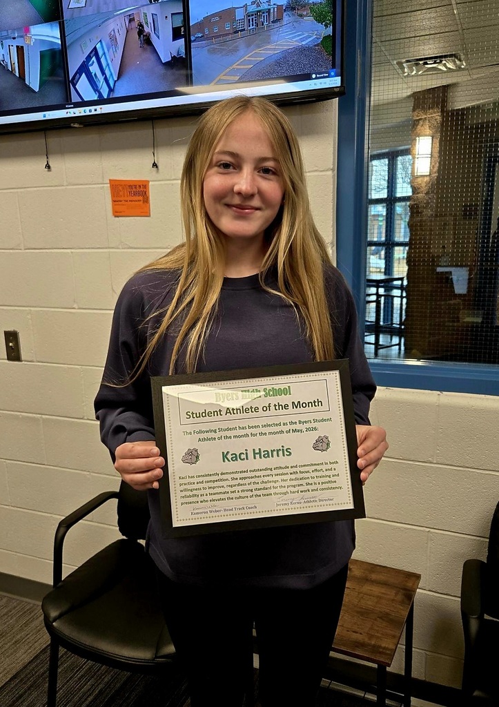 Kaci H Student Athlete of the Month