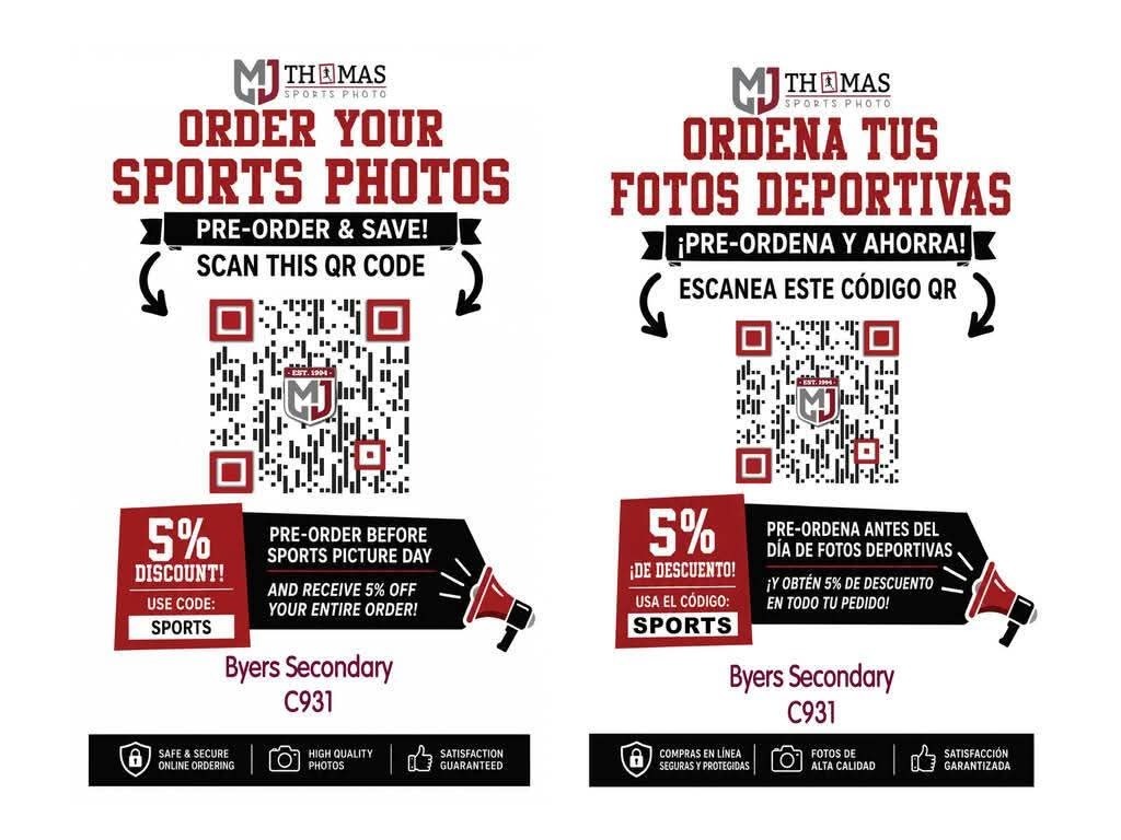 sports photos QR code