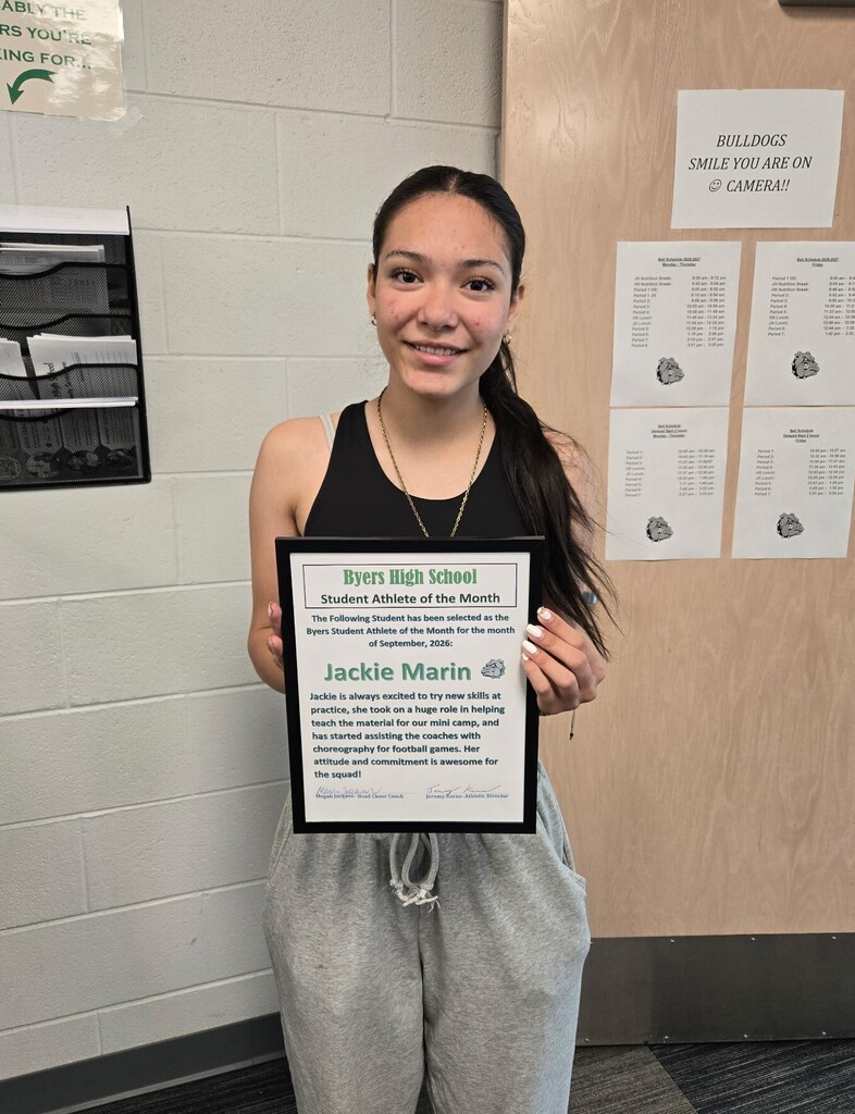 Jackie Marin- Athlete of the month