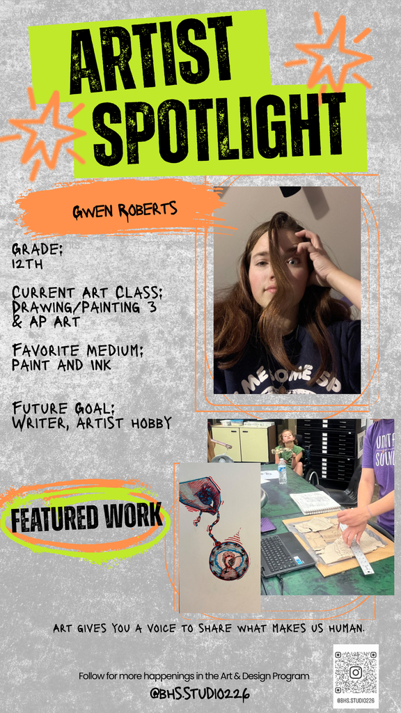 Gwen Roberts Artist Spotlight Page