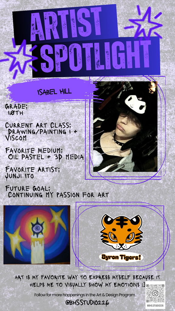 Isabel Hill Artist Spotlight Page