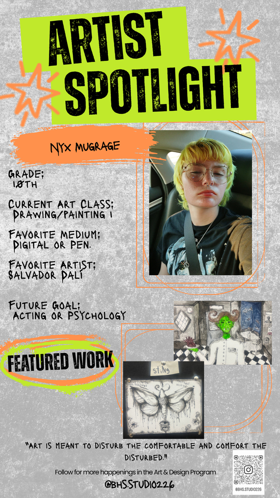 Nyx Mugrage Artist Spotlight Page