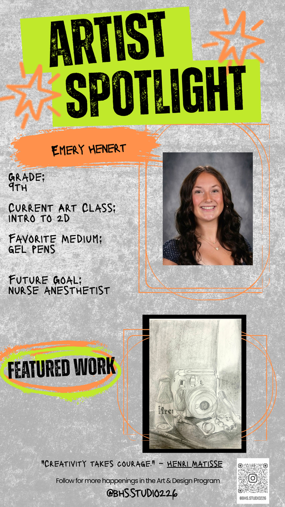 Emery Henert Artist Spotlight Page