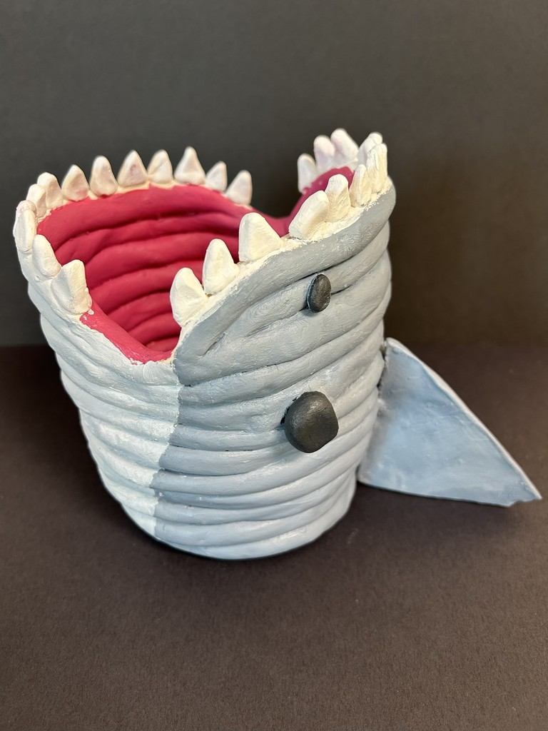 Shark artwork by Paige Gould