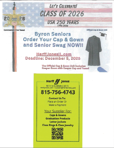 Herff Jones Cap and Gown info 2026