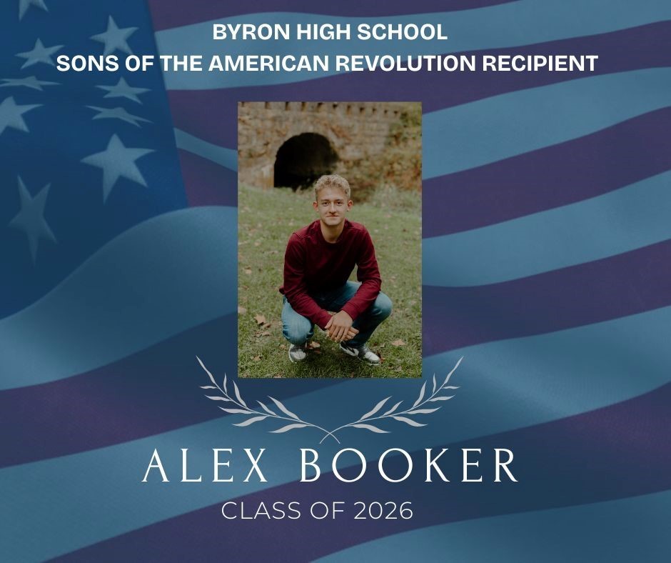 Sons of the American Revolution Recipient, Alex Booker