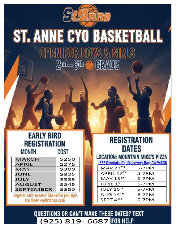 St. Anne CYO Basketball