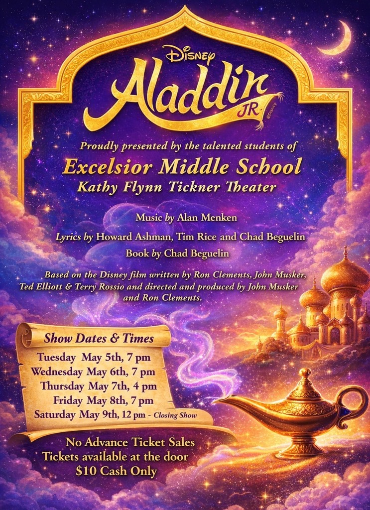 Aladdin Jr. Show at Excelsior Middle School