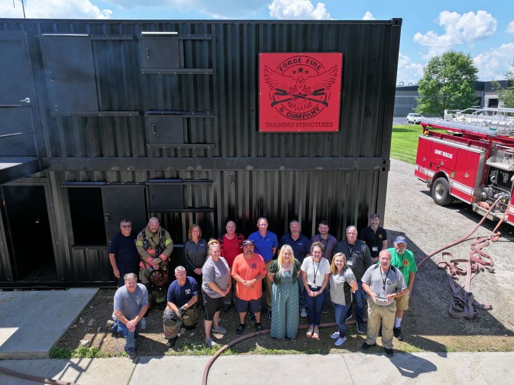 Burn building
