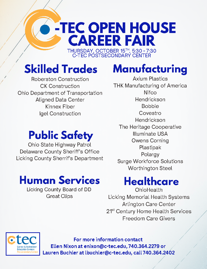 Job Fair flyer