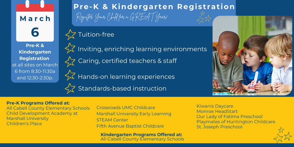 PreK Kindergarten Registration
