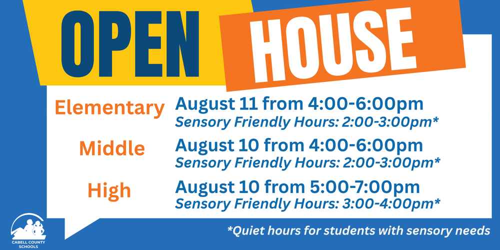Open House Dates and Times