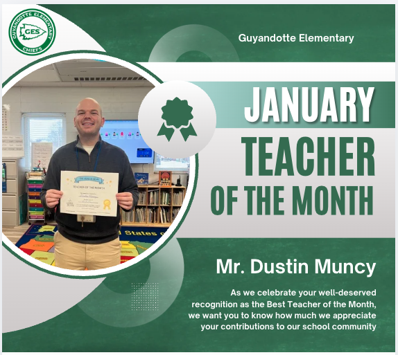 January Teacher of the Month 2026