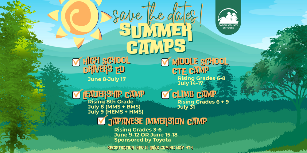 Summer Camps Coming Soon