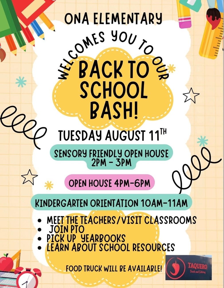 Back to School Bash Flyer