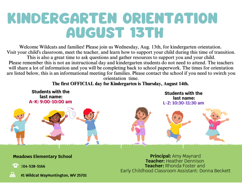 Kindergarten Orientation