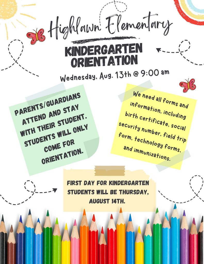 Kindergarten Orientation-Aug 13