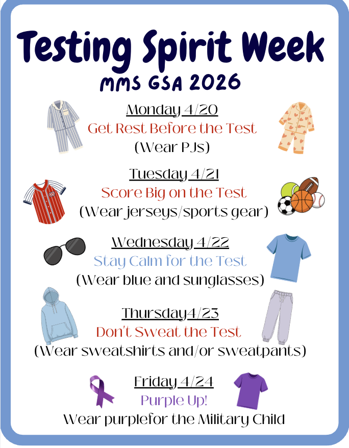 GSA Spirit Week Graphic