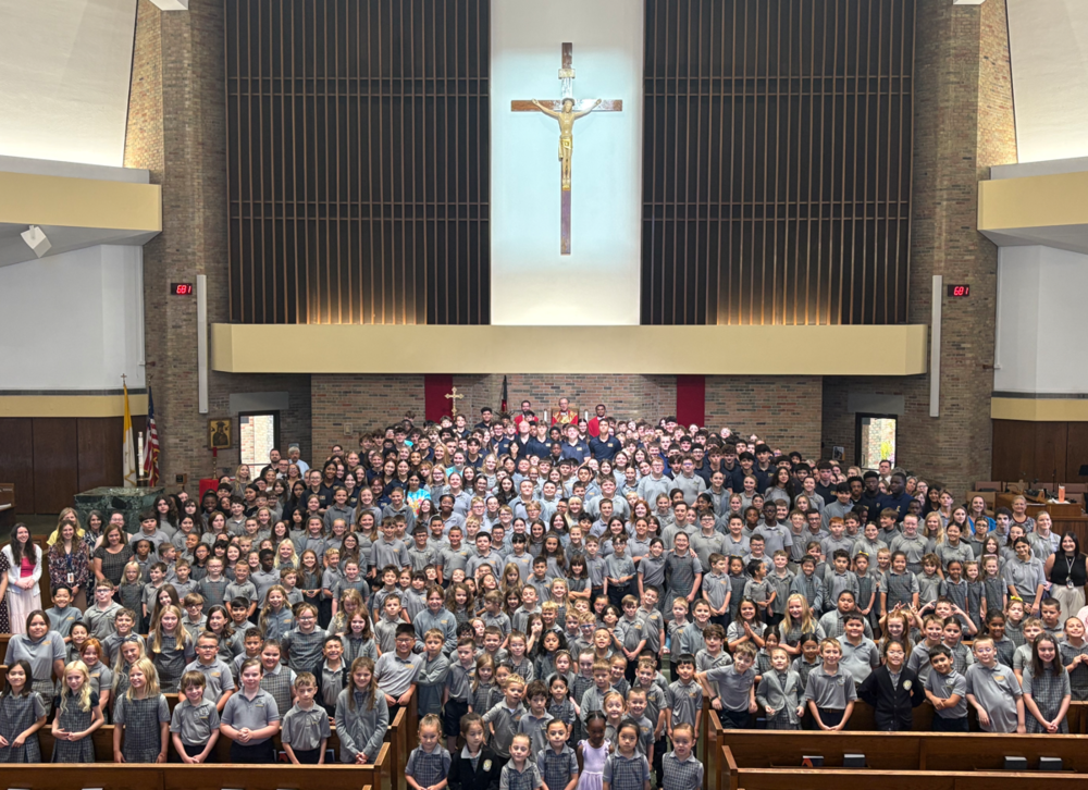 Picture of students in Church