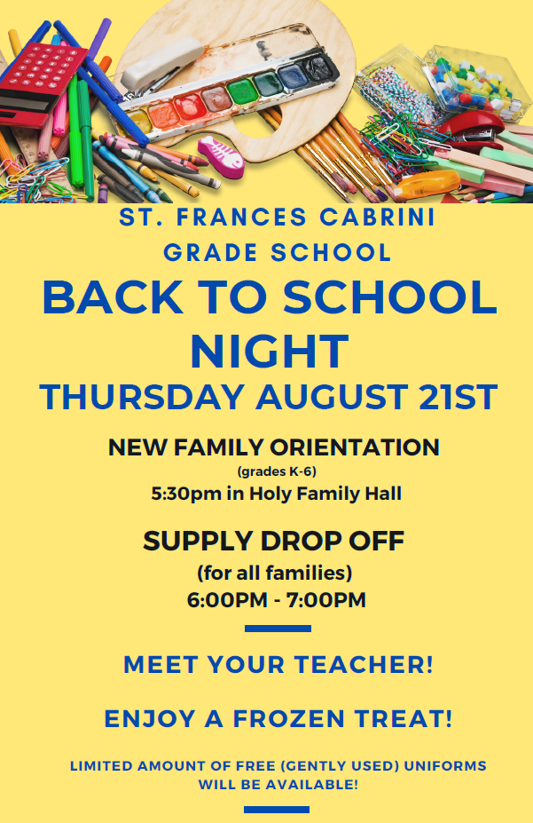 Back to School Night