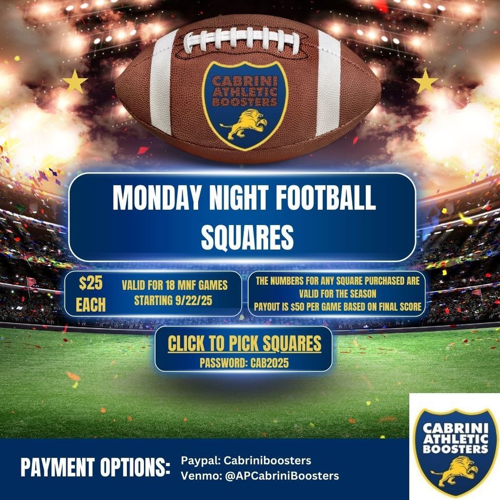 Booster Club MNF